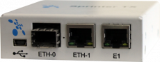 Sprinter TX MINI.1E1.1GE.SFP.AC220 (1 интерфейс Е1, 1 интерфейс Gigabit Ethernet, 1 интерфейс Gigabit Ethernet SFP, питание адаптер ~220В)
